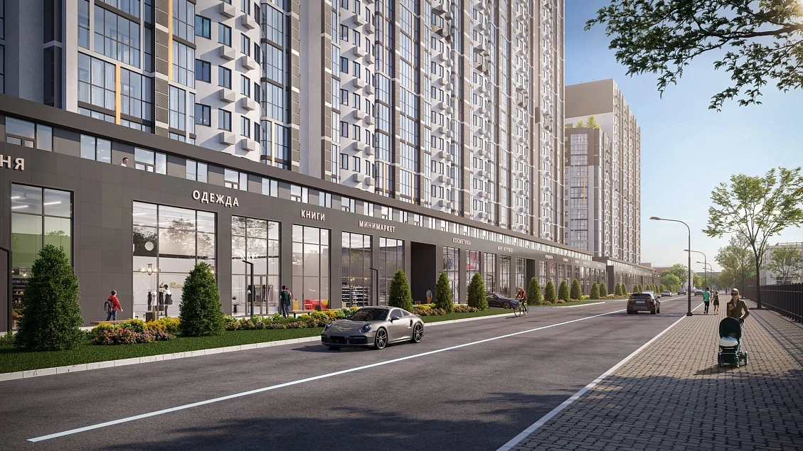 Уникальный коммерческий ряд на территории